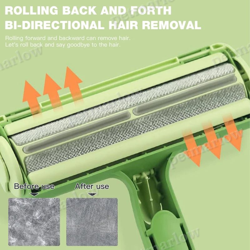Reusable Frog Shape Pet Hair Sticker Brush Bi-directional Auto Cleaning Lint Roller – view 3
