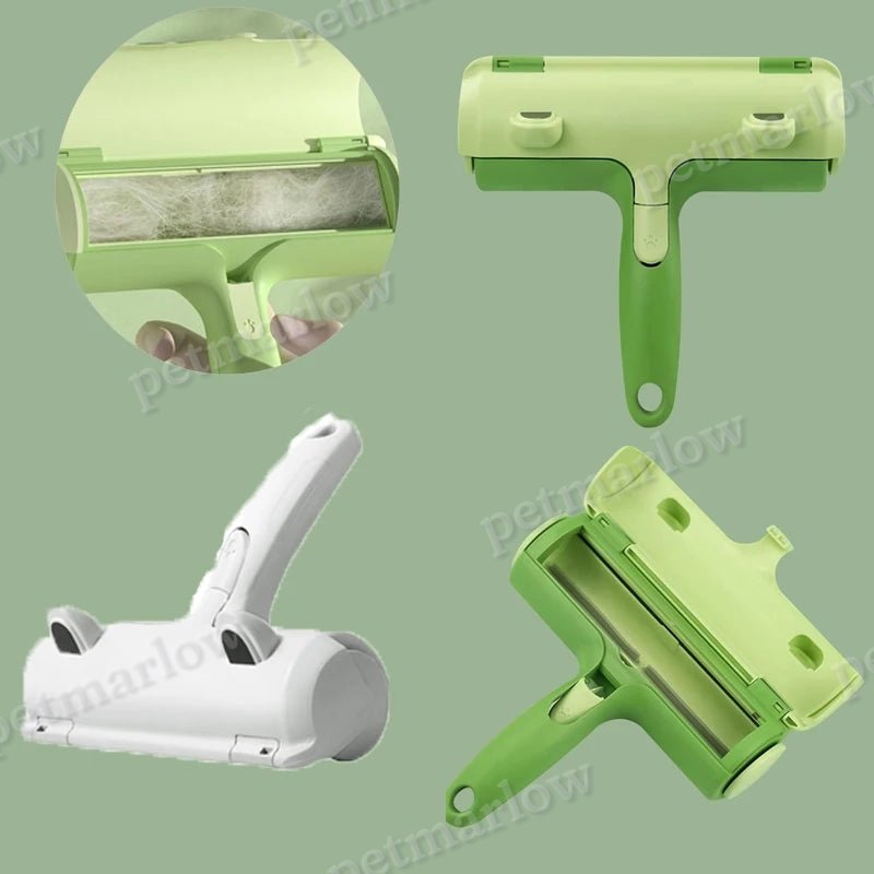 Reusable Frog Shape Pet Hair Sticker Brush Bi-directional Auto Cleaning Lint Roller – view 5