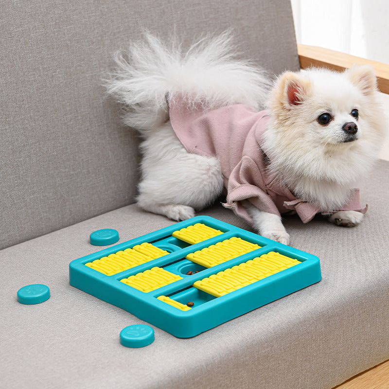 Rotating Slow-Feeder Puzzle Toy for Pets