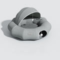 Round Cat Tunnel Bed with Summer Mat – Cat tunnel nest