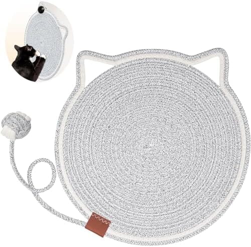 Round Horizontal Floor Cat Scratching Pads for Indoor Cats