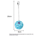 Rubber Parrot Hanging Bell Ball For Pet Birds Gnawing Chew Toys – Blue Bell Ball
