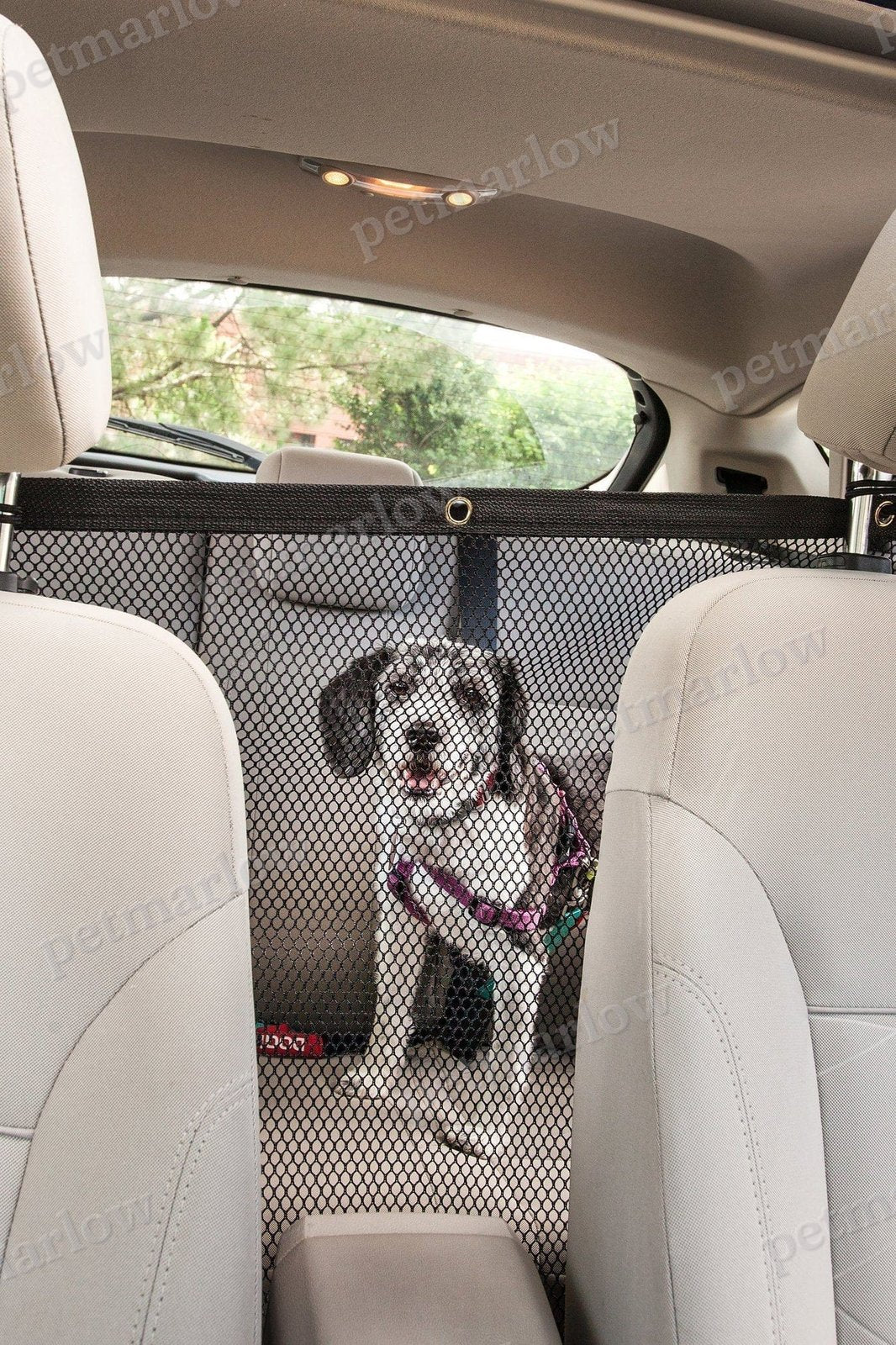 Dog Car Barrier Mesh Divider for Backseat – view 4