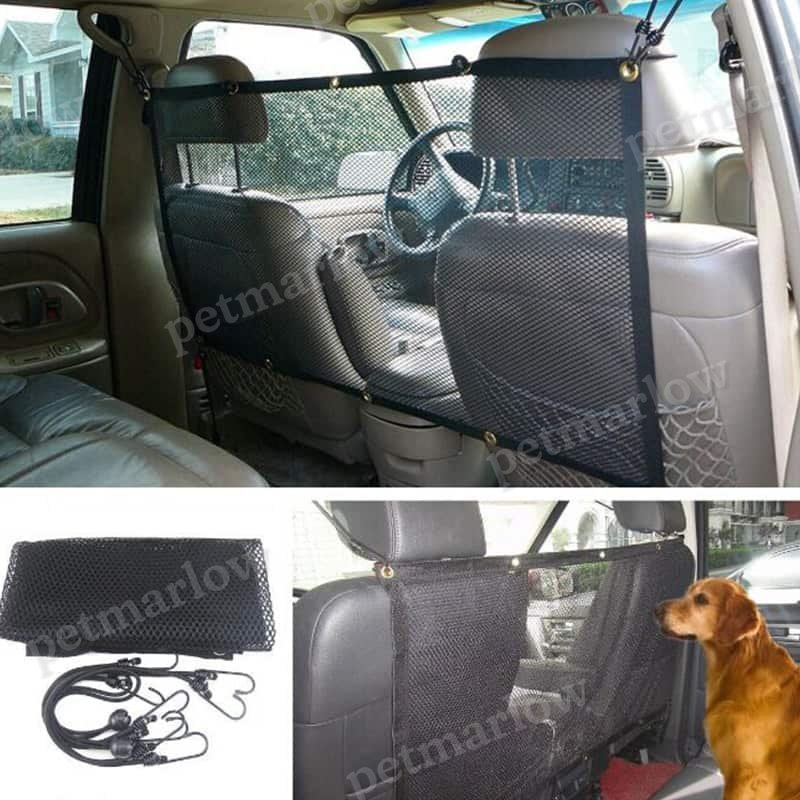 Dog Car Barrier Mesh Divider for Backseat – view 5