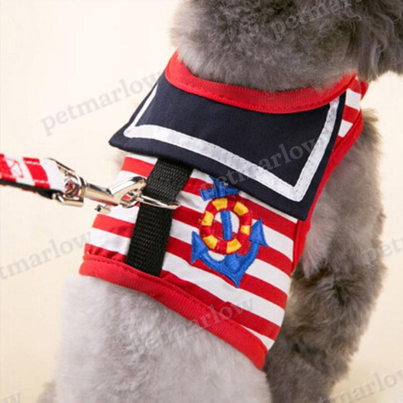 Sailor Inspired Pet Harness Vest – view 4