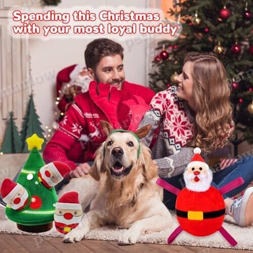Santa Claus Snowman Dog Toys Hide and Seek Puzzle – view 2