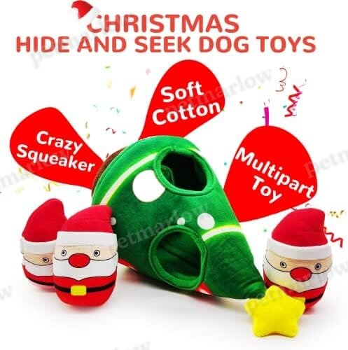Santa Claus Snowman Dog Toys Hide and Seek Puzzle – view 3