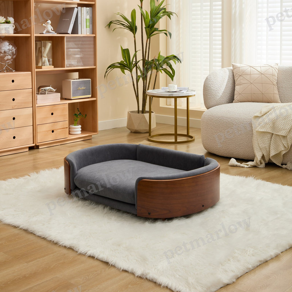 Scandinavian Style Elevated Dog Bed – view 2