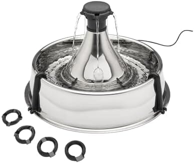 Scratch and Rust Resistant Automatic Water Dispenser for Pets- Filters Included