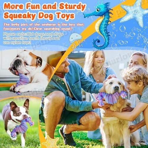 Seahorse Interactive Toys with Fun Squeaky Sound for Boredom – view 5
