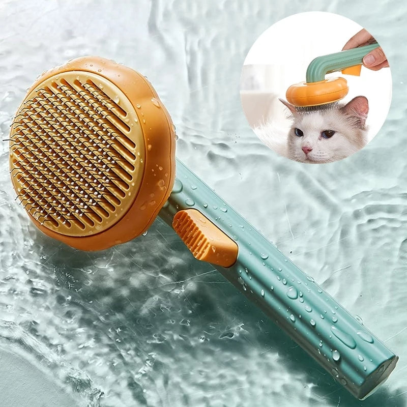 Self-Cleaning Slicker Grooming Brush for Pets
