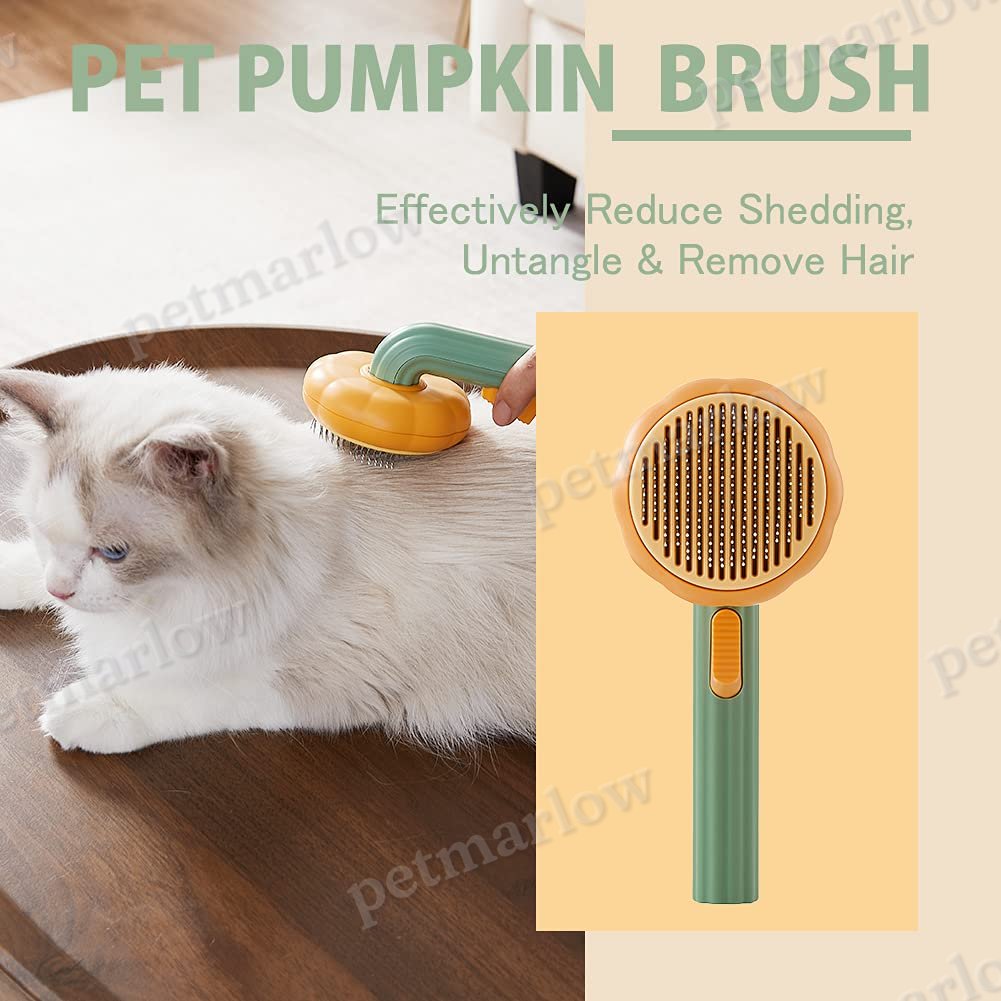 Self-Cleaning Slicker Grooming Brush for Pets – view 2