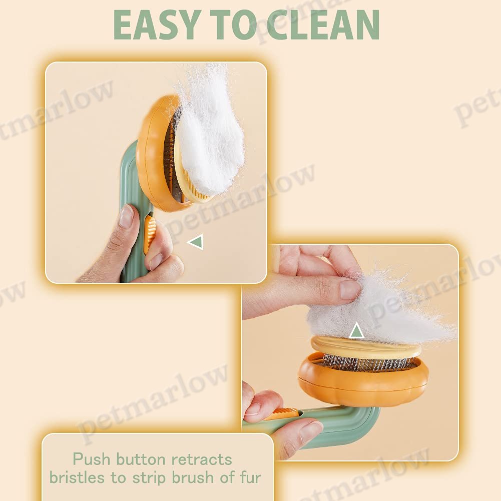 Self-Cleaning Slicker Grooming Brush for Pets – view 3