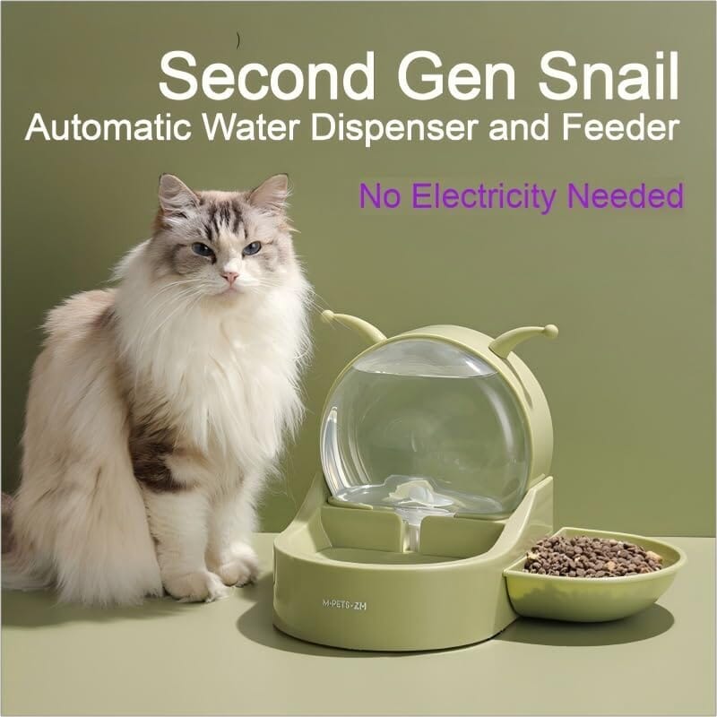 Self-Dispensing 2.2L Gravity Waterer Fountain with Snack Bowl – view 9