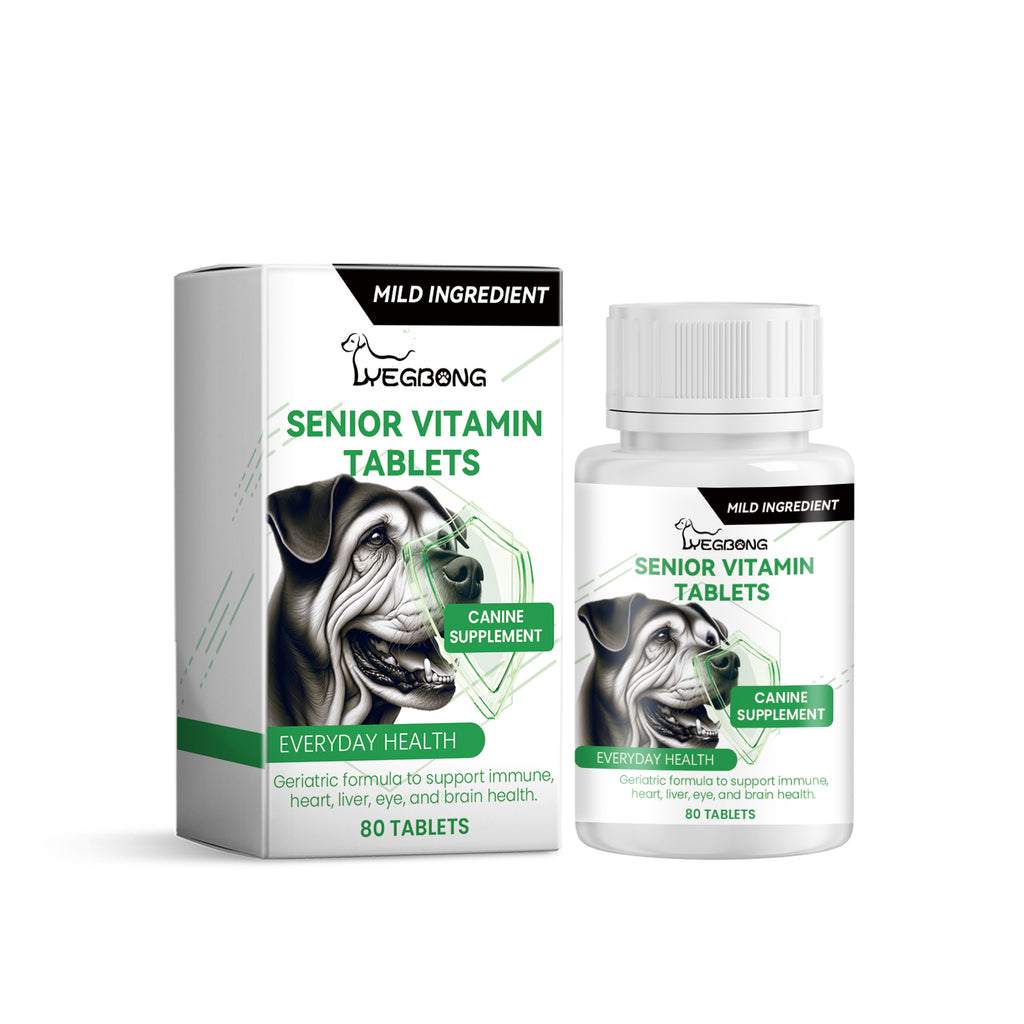 Senior Dog Vitamin Tablets for Immune and Bone Support