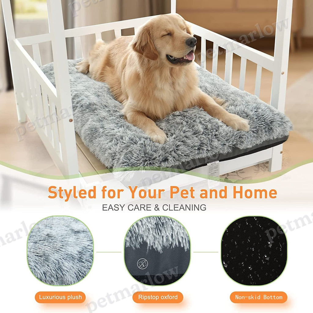 Shaggy Crate Dog Bed – view 2