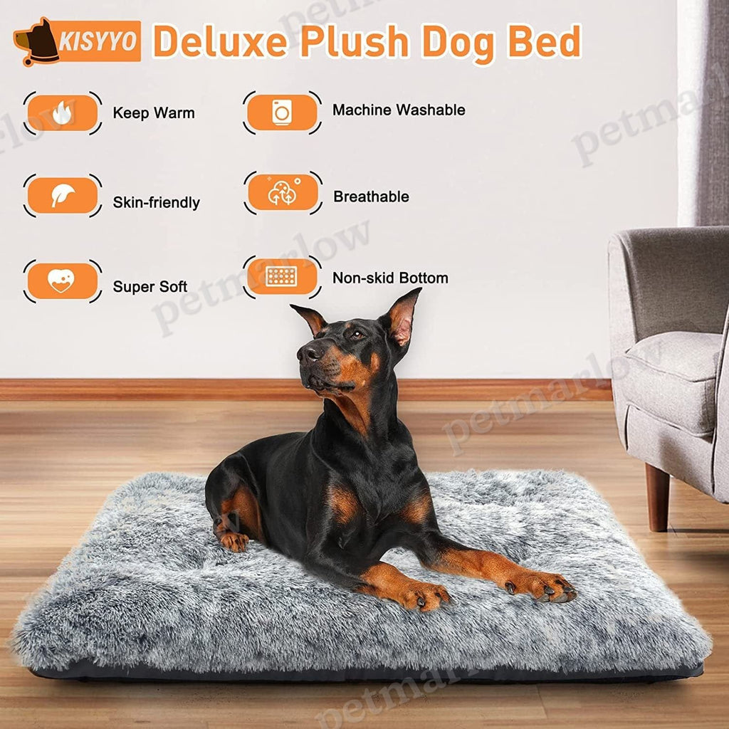 Shaggy Crate Dog Bed – view 3