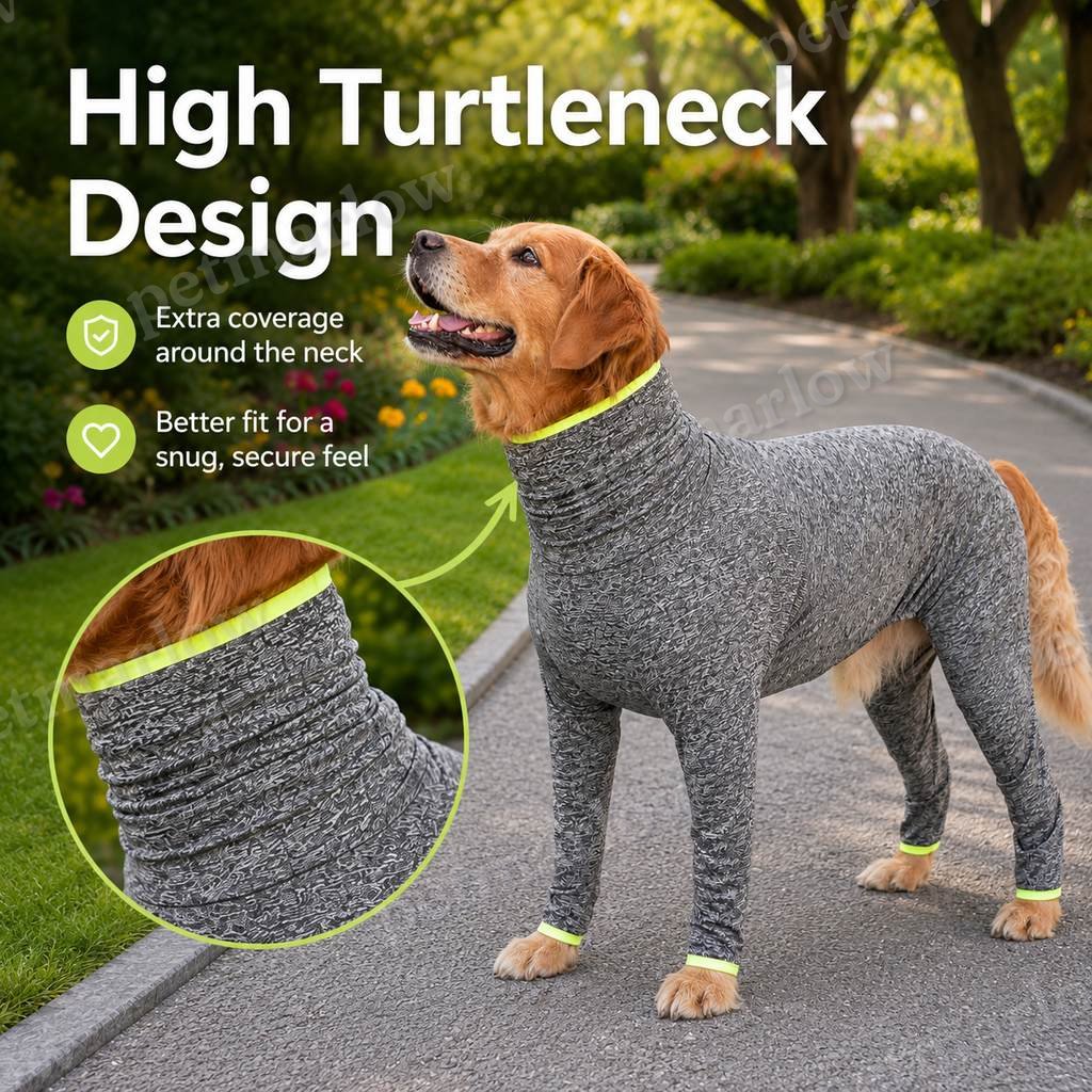 Shedding-Control Stretch Dog Full-Body Suit (Large Breed) – view 4