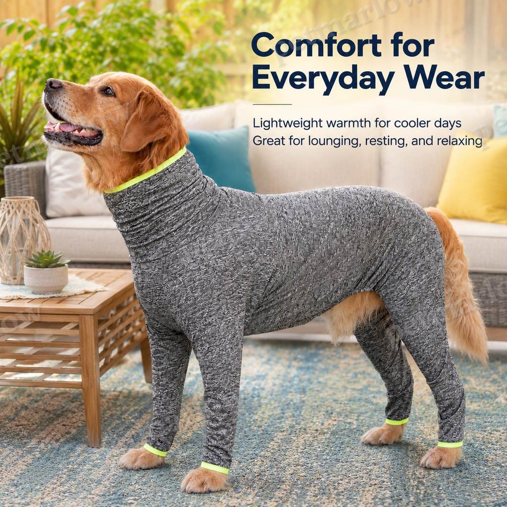 Shedding-Control Stretch Dog Full-Body Suit (Large Breed) – view 6