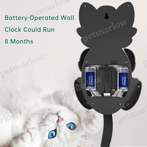Silent Non Ticking with Moving Eyes and Pendulum Tail – view 6