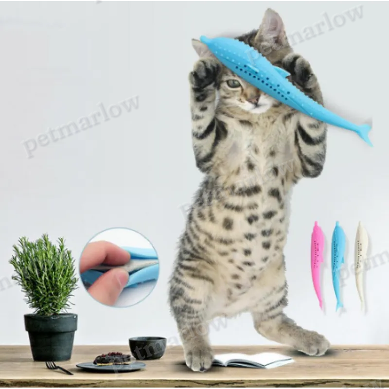 Silicone Chew Toys for Pets in the Shape of a Whale for Cats and Small Dogs – view 6