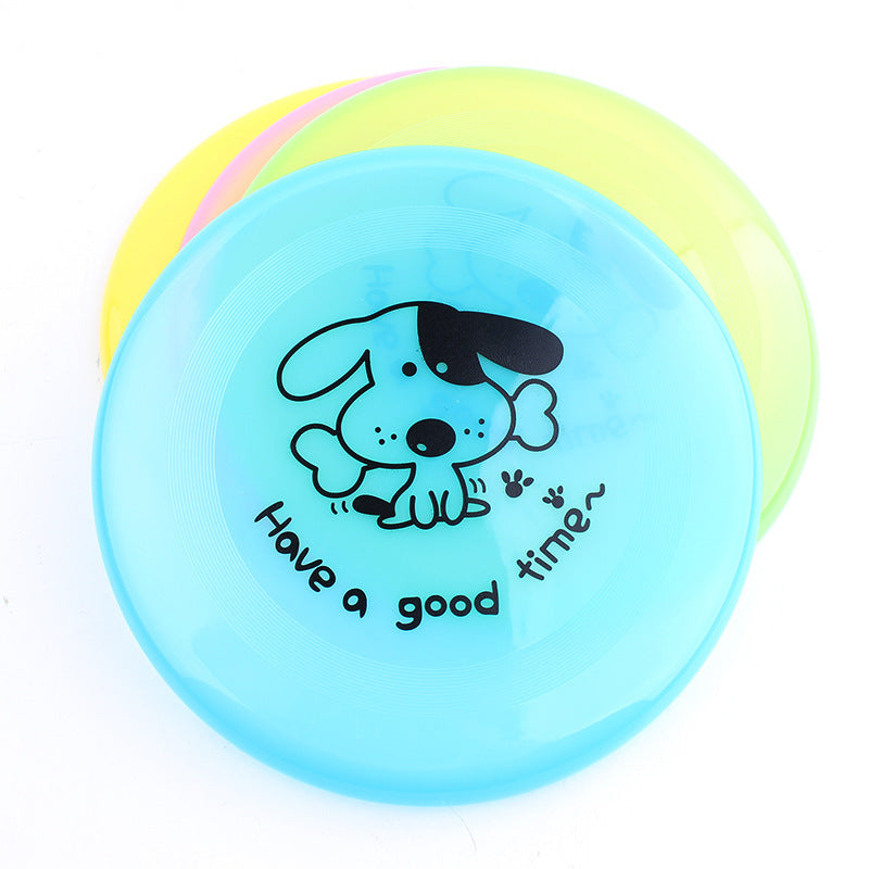 Silicone Flying Saucer Dog Toy – Random color / 1 Piece