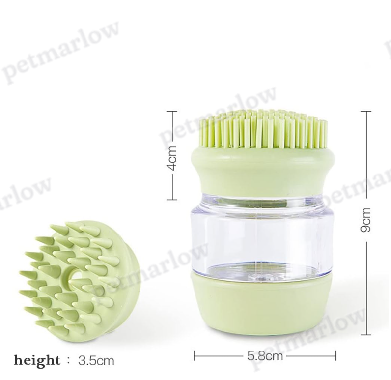 Silicone Shower Brush with Reservoir for Pets – view 4