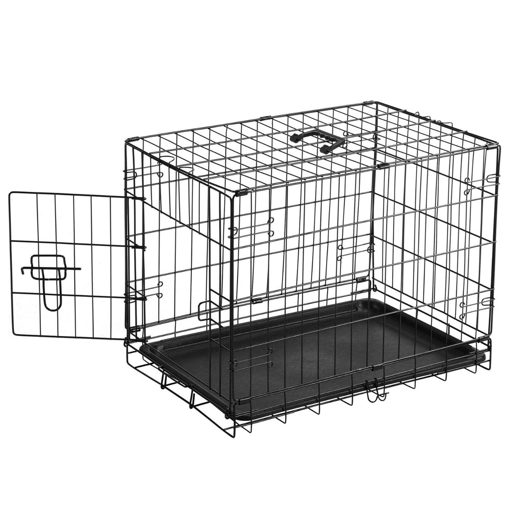 Single Door Dog Cage with Removable Tray