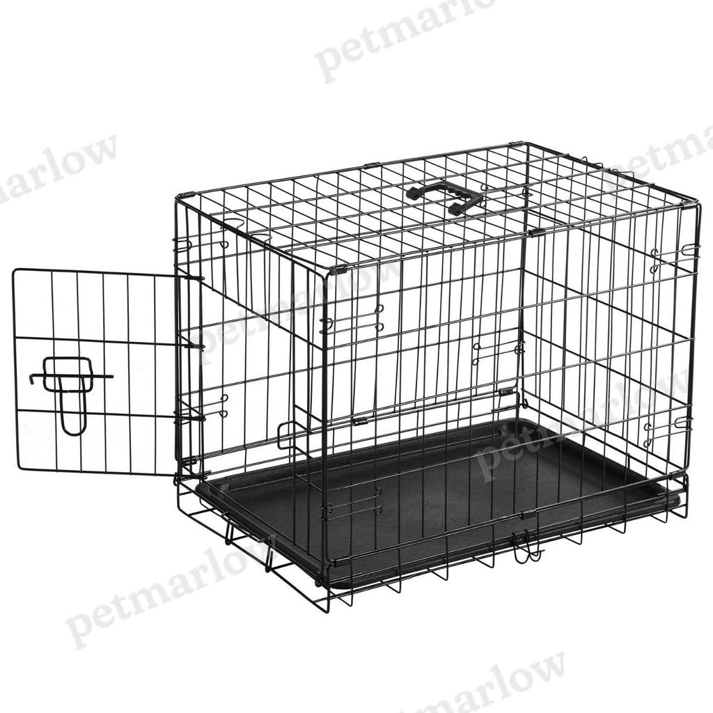 Single Door Dog Cage with Removable Tray – view 2