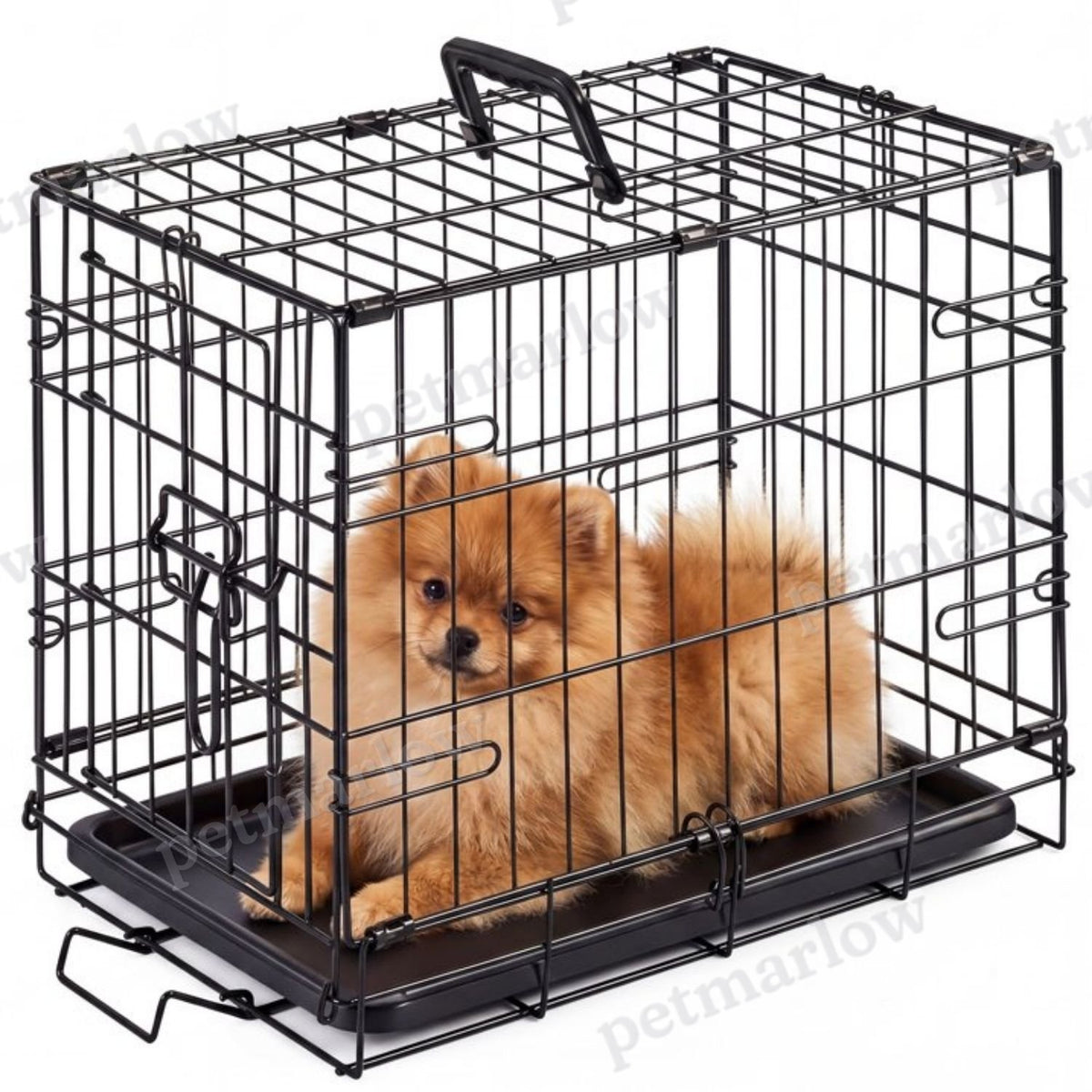 Single Door Dog Cage with Removable Tray – view 4