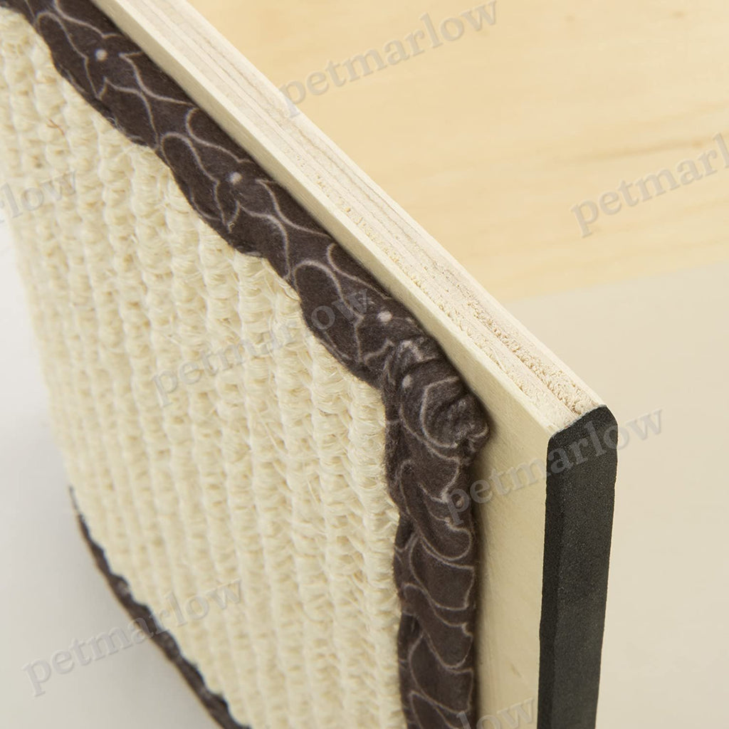 Sisal Angle Ramp Cat Scratcher with Catnip – view 2