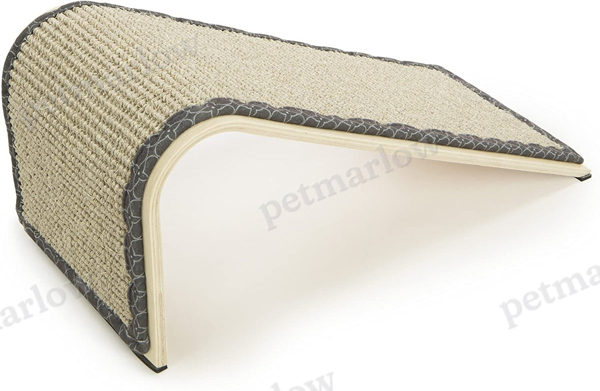 Sisal Angle Ramp Cat Scratcher with Catnip – view 3