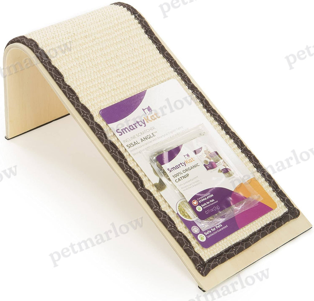 Sisal Angle Ramp Cat Scratcher with Catnip – view 5
