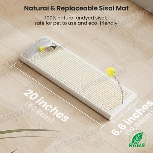 Sisal Cat Scratching Board w/Replaceable Sisal Pad – view 2