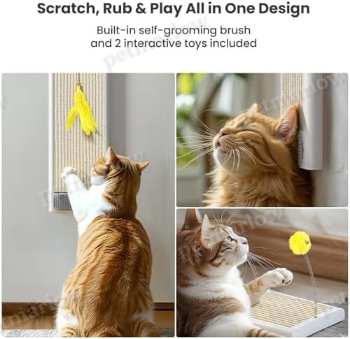 Sisal Cat Scratching Board w/Replaceable Sisal Pad – view 4
