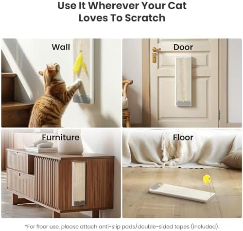 Sisal Cat Scratching Board w/Replaceable Sisal Pad – view 7