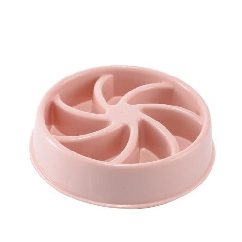 Slow Feeder Pet Bowl – Pink