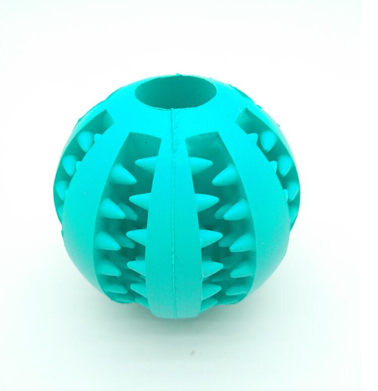 Slow Feeder Rubber Treat Ball – Sky Blue / 7cm | 2.7"