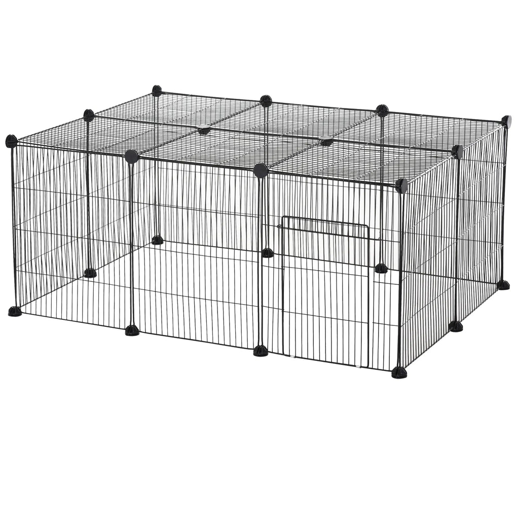 Small Animal Cage for Bunnies, Guinea Pigs, and Chinchillas