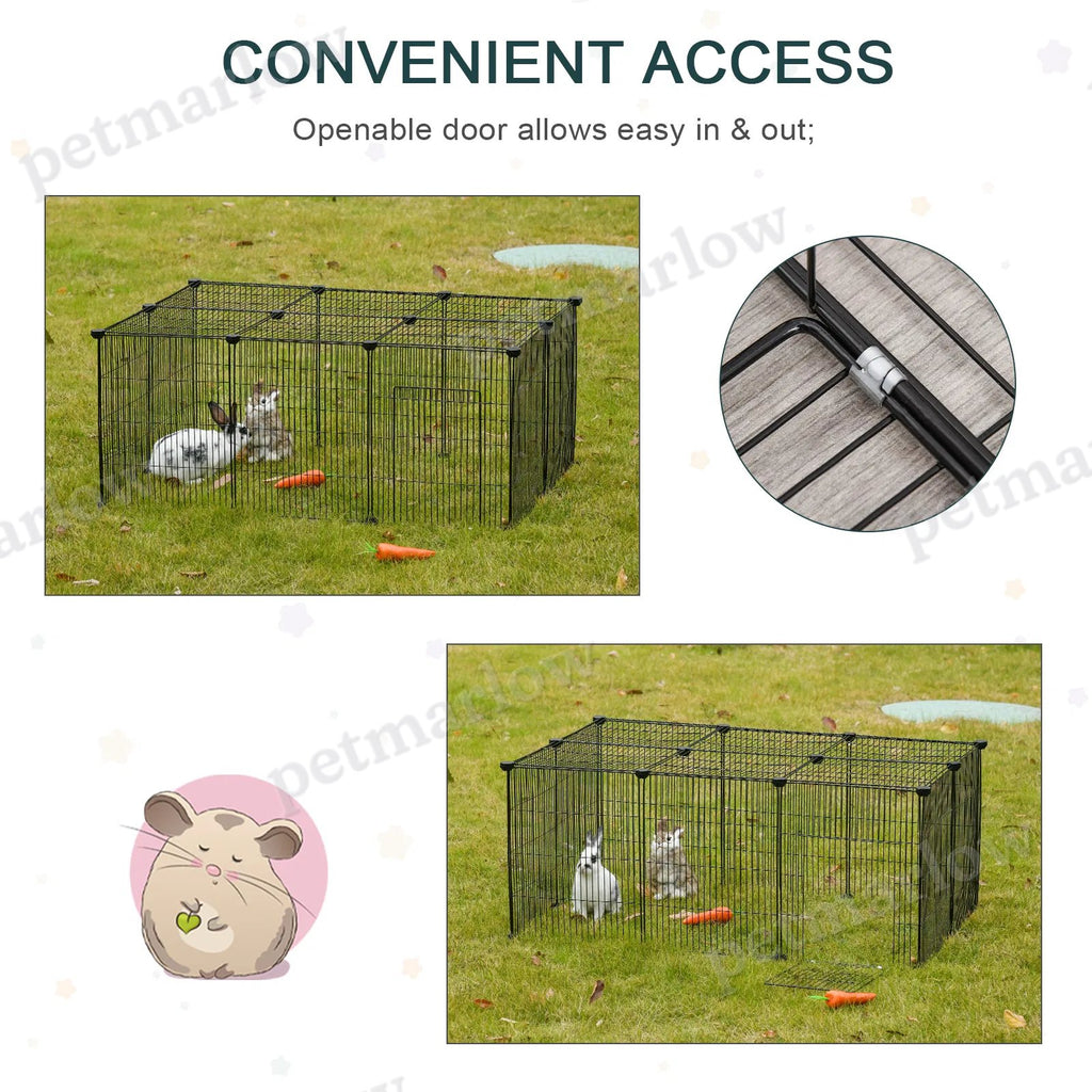 Small Animal Cage for Bunnies, Guinea Pigs, and Chinchillas – view 3