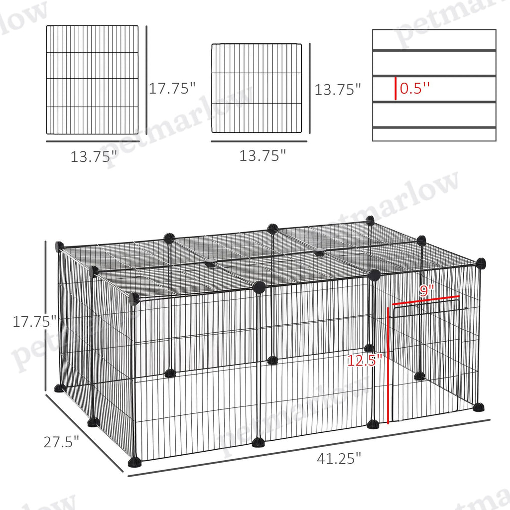 Small Animal Cage for Bunnies, Guinea Pigs, and Chinchillas – view 4