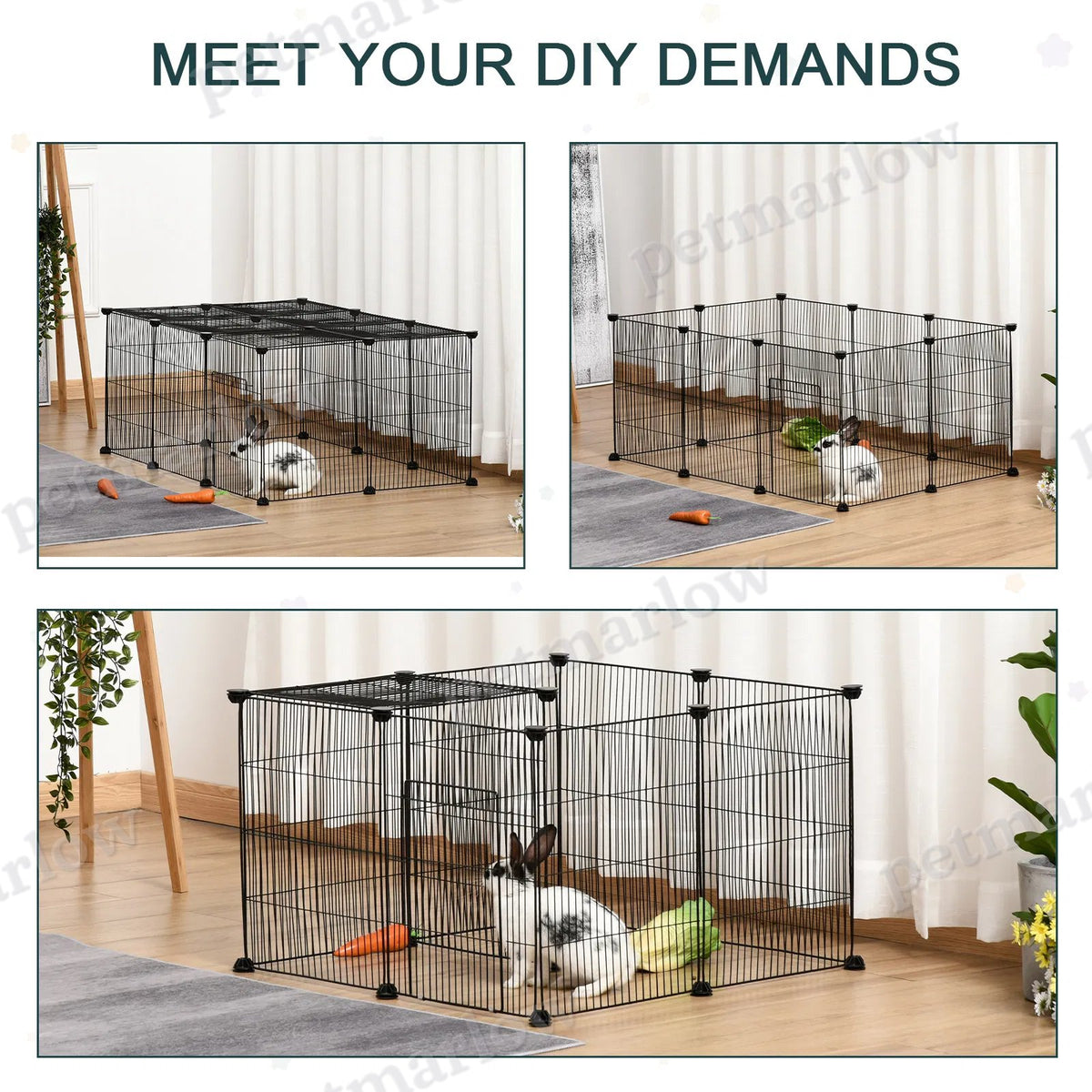 Small Animal Cage for Bunnies, Guinea Pigs, and Chinchillas – view 5
