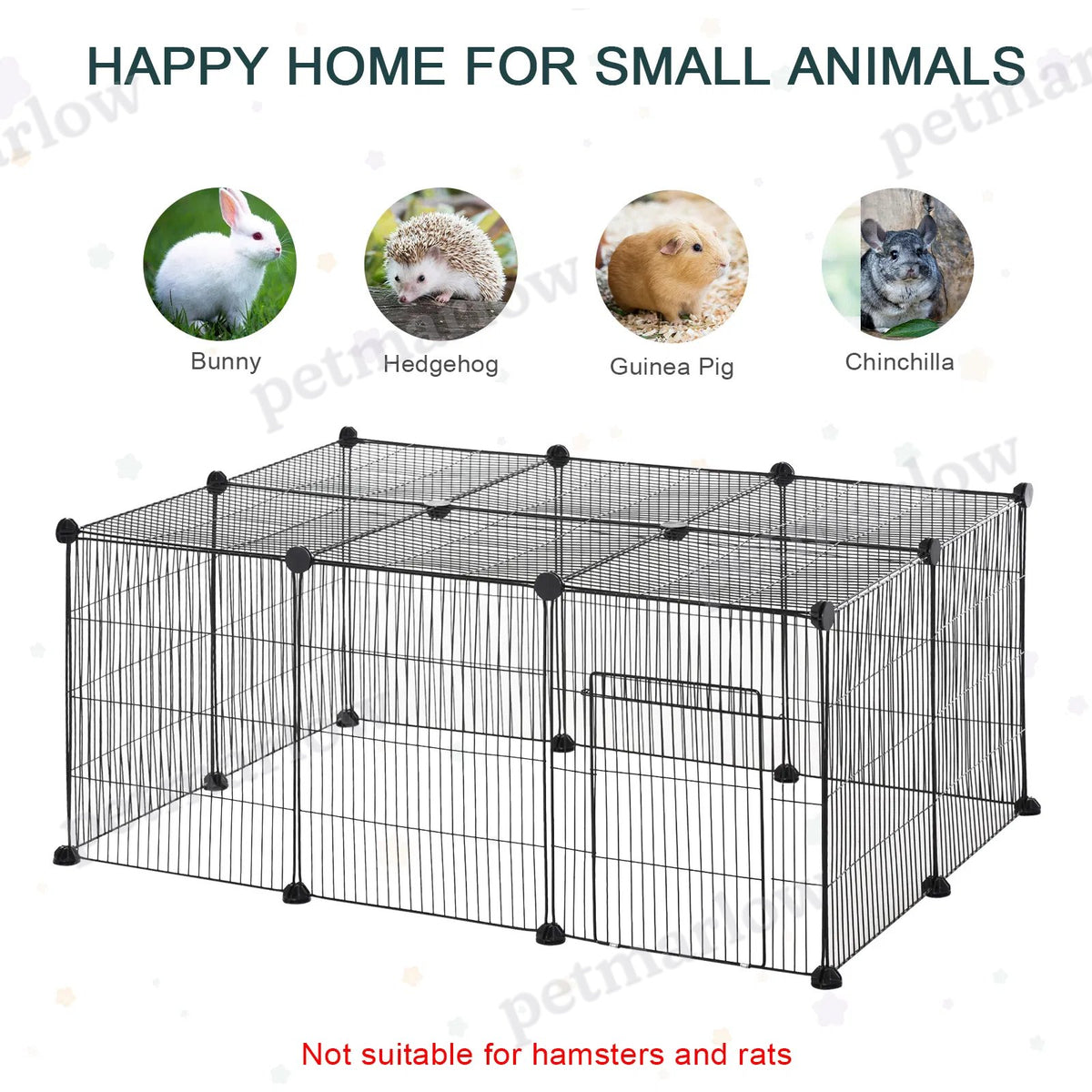Small Animal Cage for Bunnies, Guinea Pigs, and Chinchillas – view 6