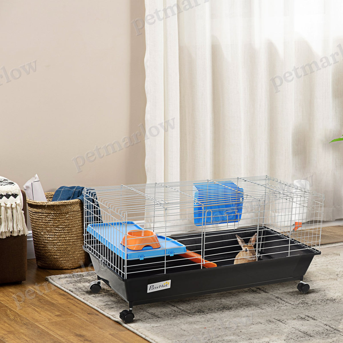 Small Animal Cage with Ramp and Accessories for Pets – view 3