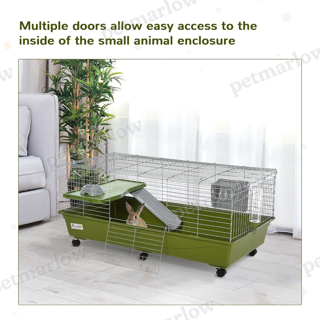 Small Animal Cage with Ramp and Platform for Guinea Pigs – view 4