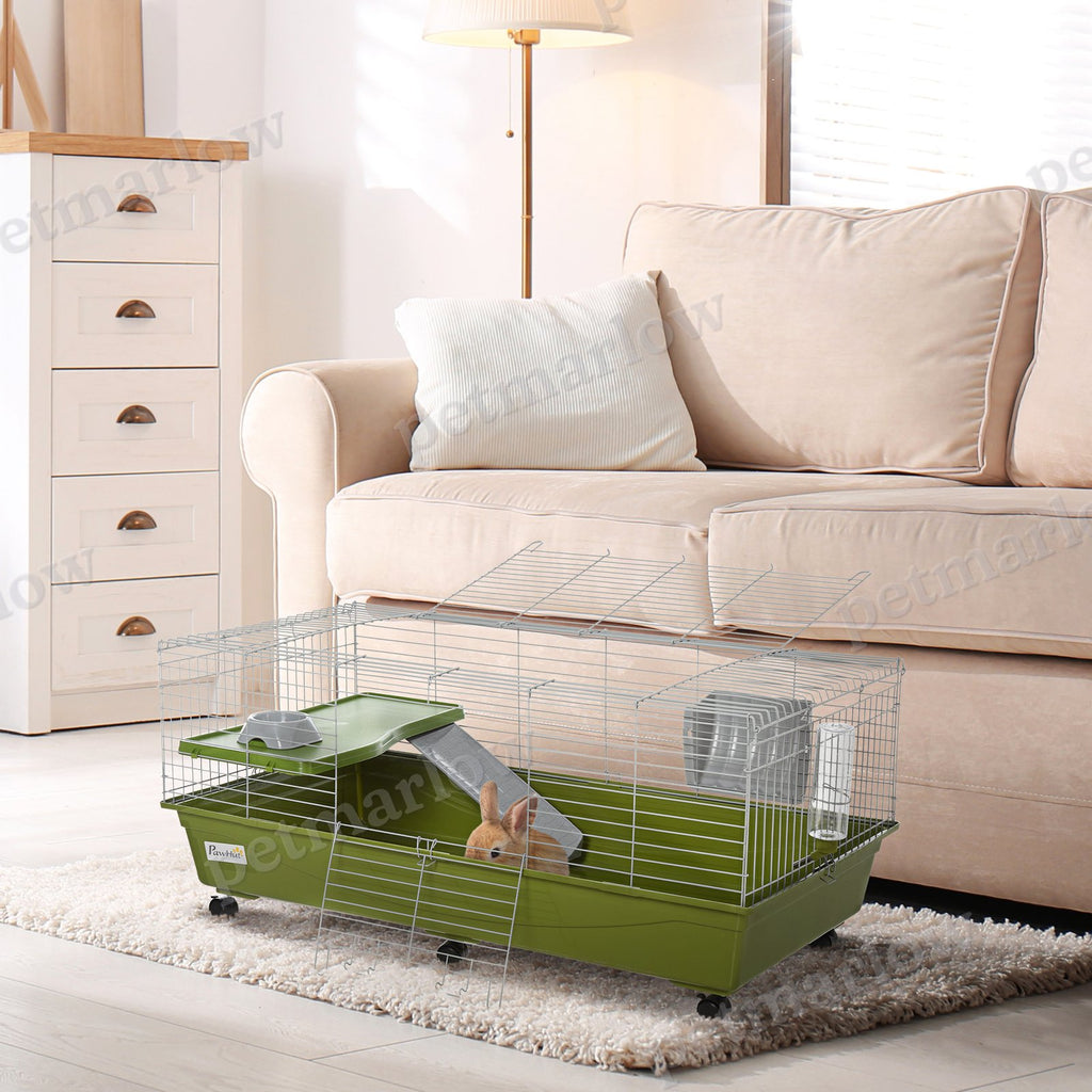 Small Animal Cage with Ramp and Platform for Guinea Pigs – view 5