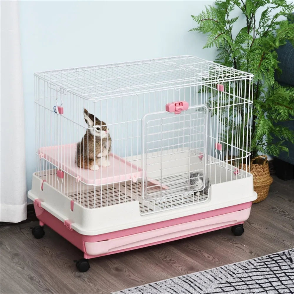 Small Animal Cage with Ramps and Wheels – view 2