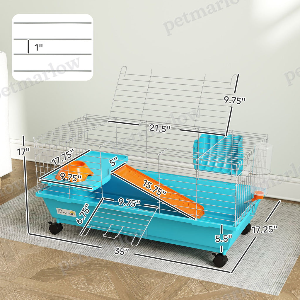 Small Animal Cage with Wheels and Accessories – view 5