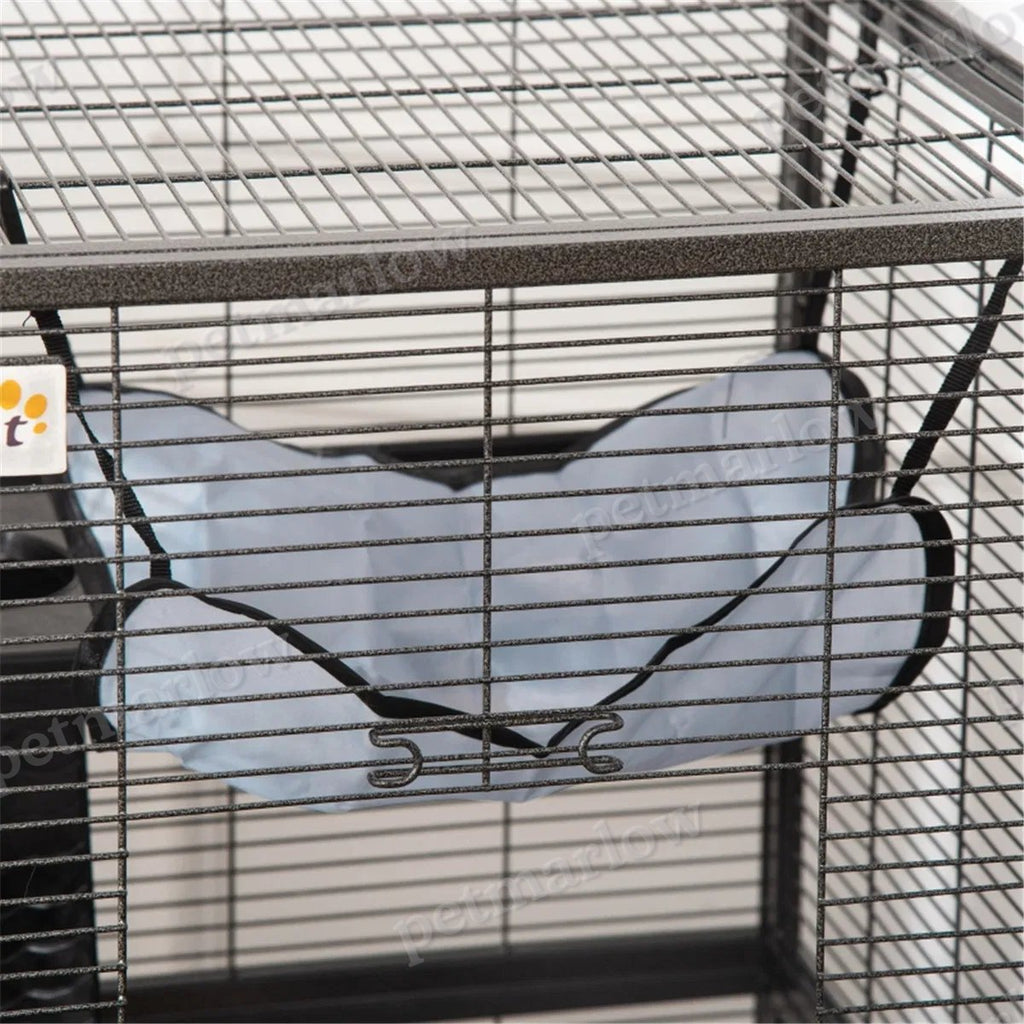 Small Animal Cage with Wheels and Hammock – view 4
