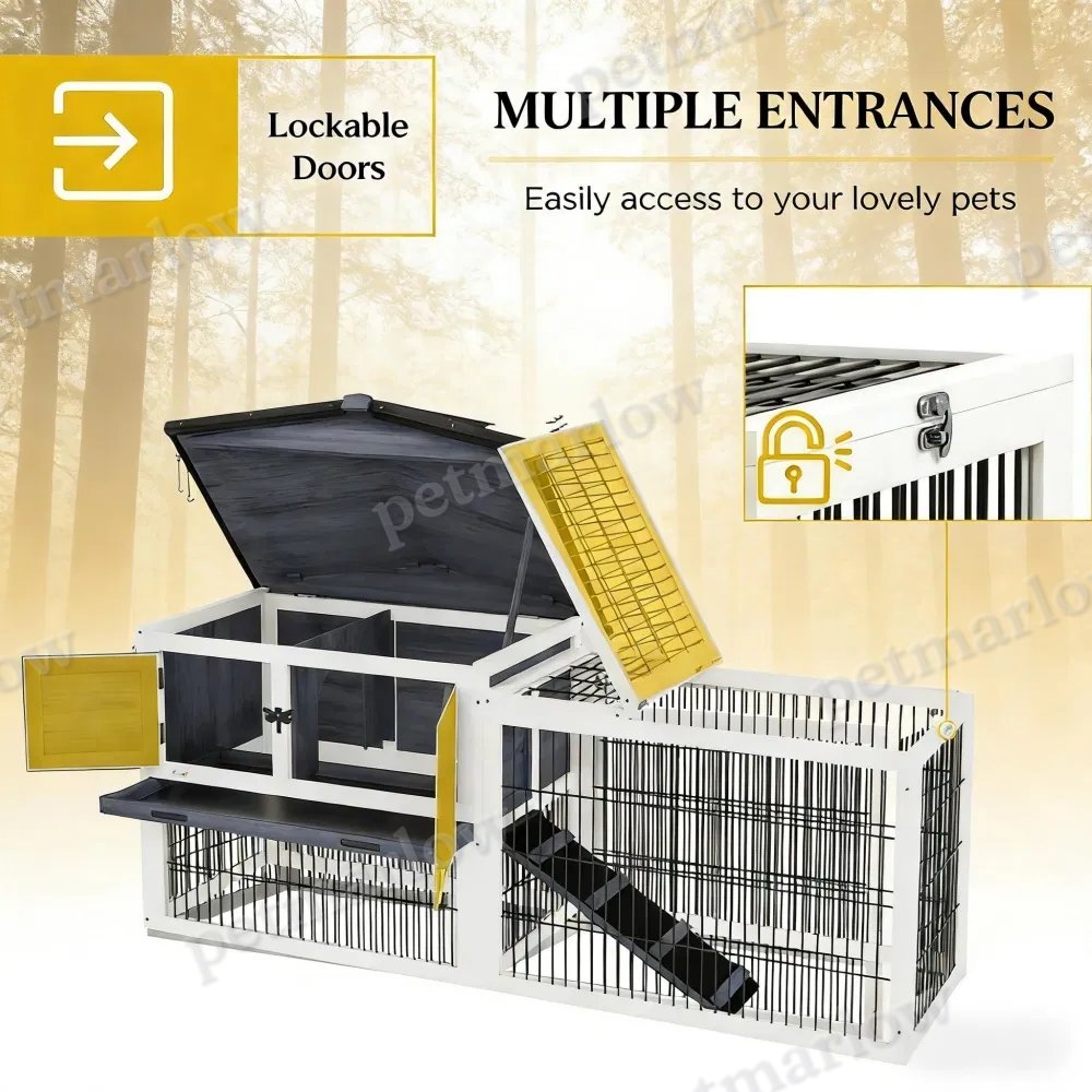 Small Animal Playpen Cage for Rabbits and Guinea Pigs – view 4